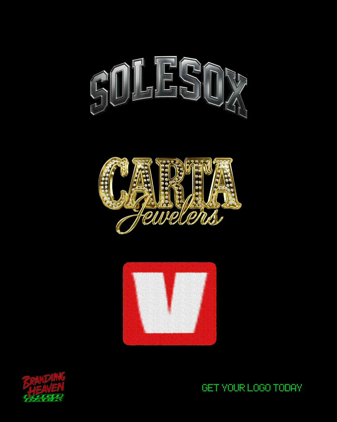 Logo pack Graphic / Typography (5 logos)