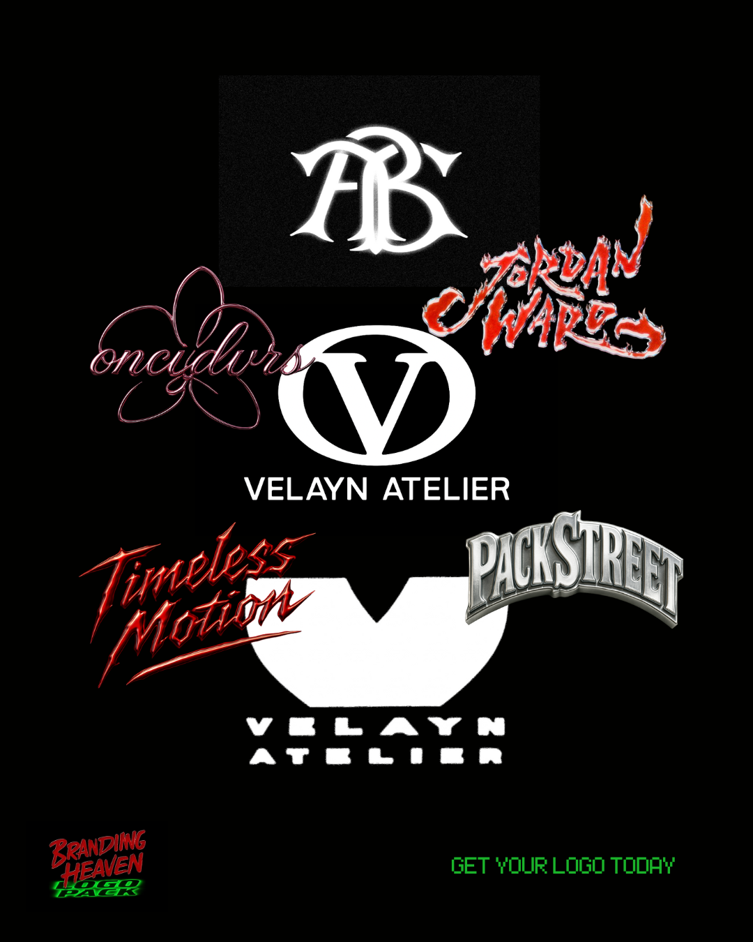 Logo pack Graphic / Typography (5 logos)