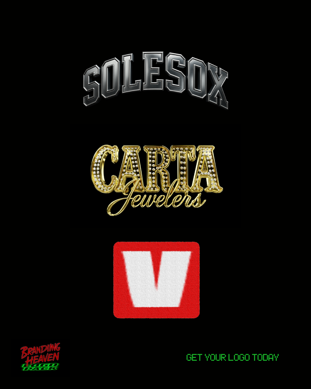 Logo pack Graphic / Typography (6 or 12 logos)