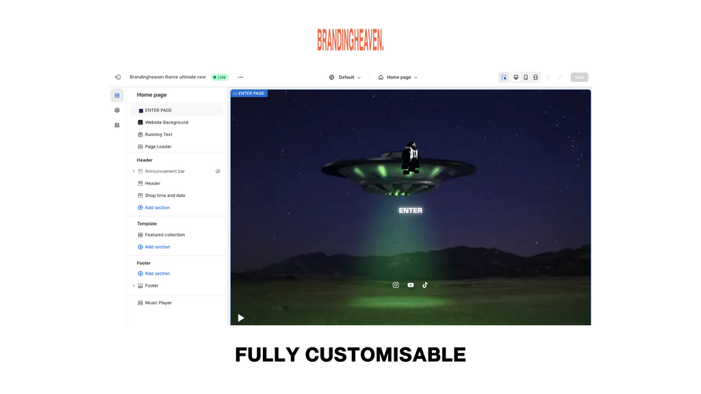 PREMIUM SHOPIFY WEBSITE BUILD [VIDEO BACKGROUND + 3D SPINNING LOGO]  24HR BUILD
