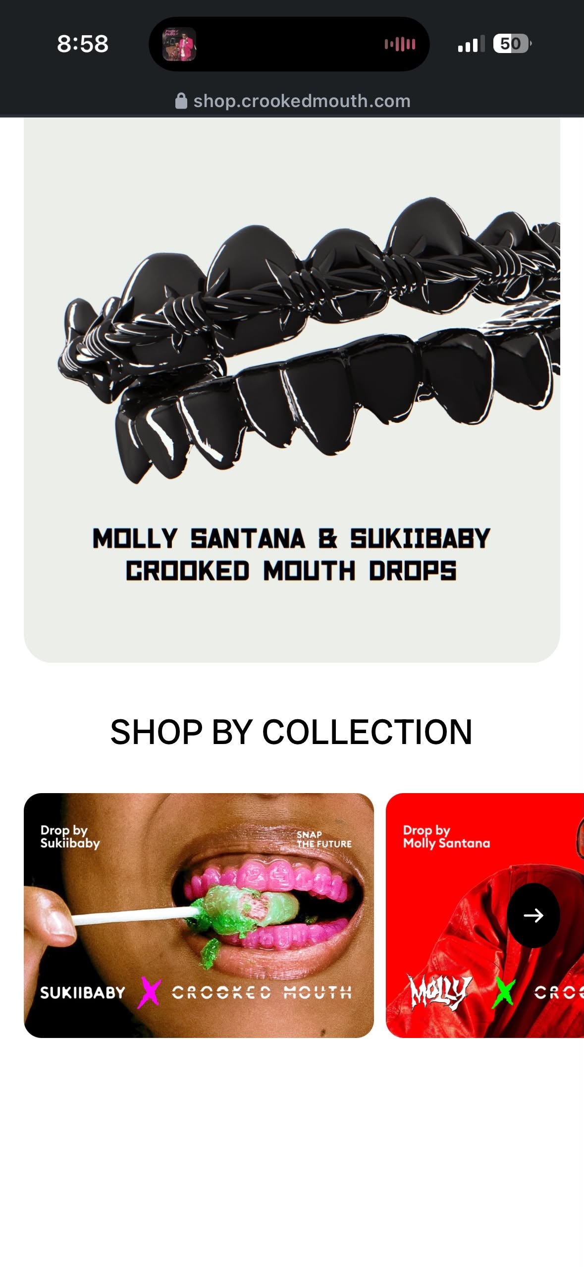 Bespoke @ski.online Shopify page / section update